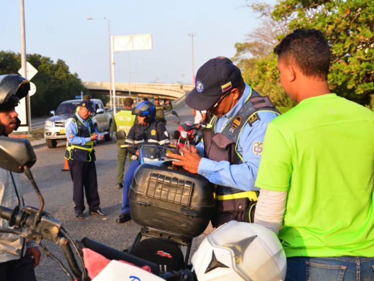 46 comparendos por infringir normas de tránsito en Cartagena