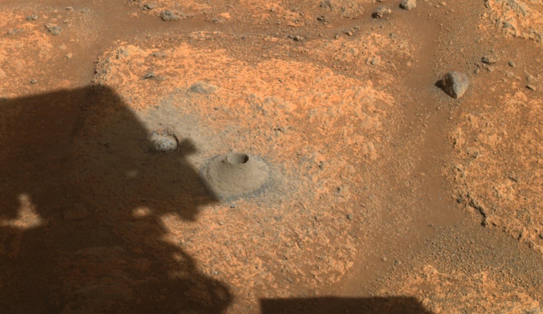 Perseverance de la NASA no logró recoger muestras de roca en Marte