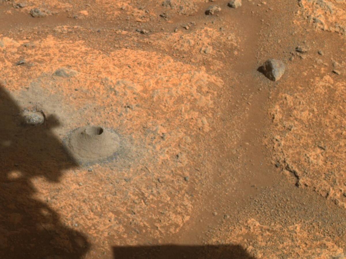 Perseverance de la NASA no logró recoger muestras de roca en Marte