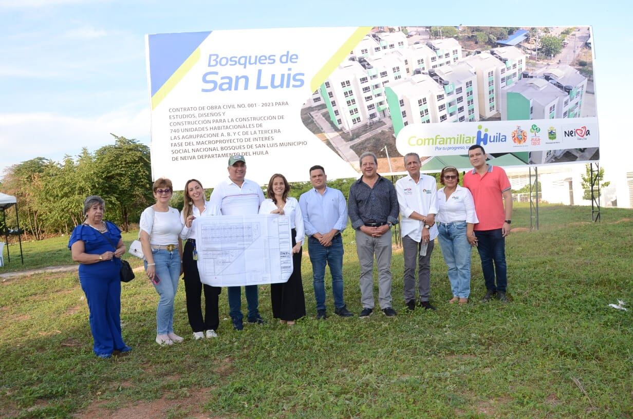 Se trata de las agrupaciones A, B y C, donde 740 familias de la ciudad de Neiva serán beneficiadas con vivienda nueva, con el apoyo de los subsidios del gobierno departamental.