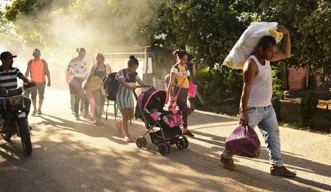Llegan a Cúcuta desplazados de la subregión del Catatumbo