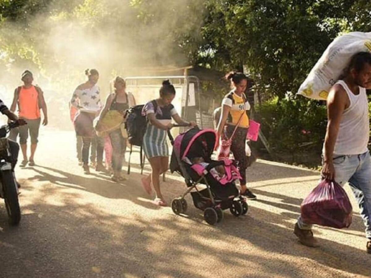 Llegan a Cúcuta desplazados de la subregión del Catatumbo