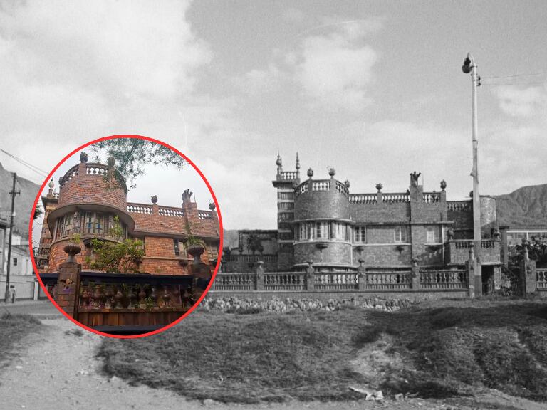 Villa Ana Julia y también llamado "El castillo misterioso"  (Archivo de Bogotá)