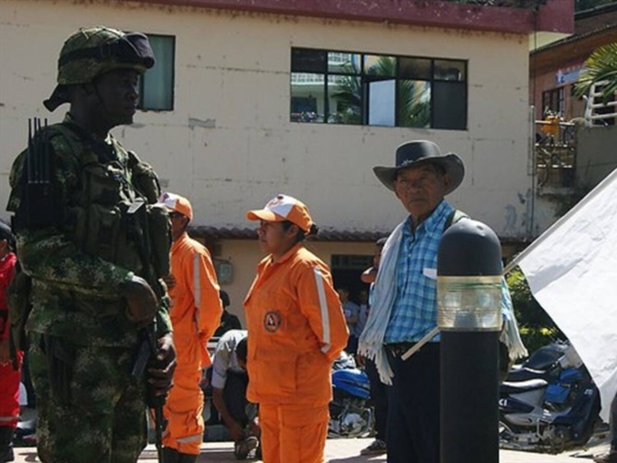Una mujer herida tras atentado contra la Policía en Inzá, Cauca
