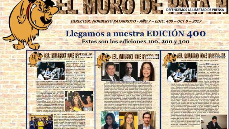 El muro de Patán llegó a 400 publicaciones