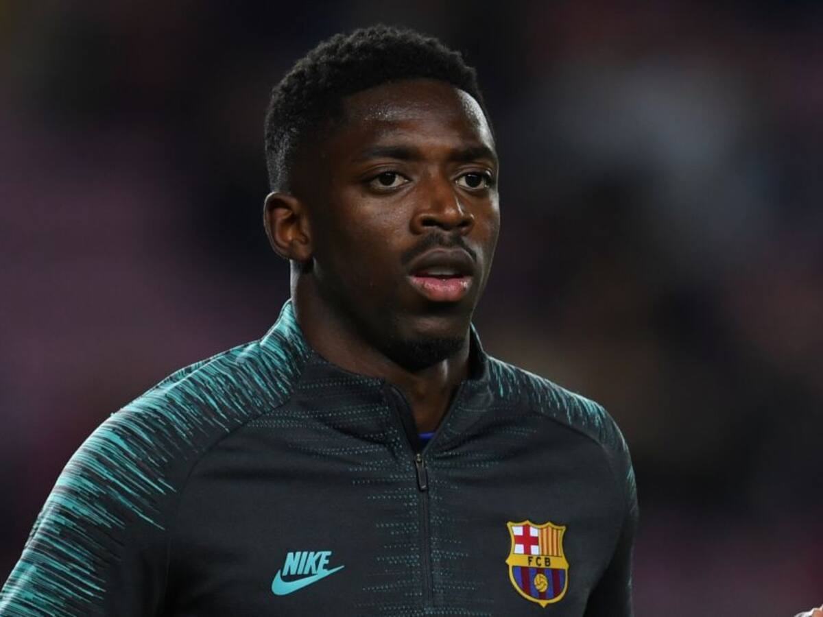 Dembélé se volvió a resentir y abandonó el entrenamiento del Barcelona