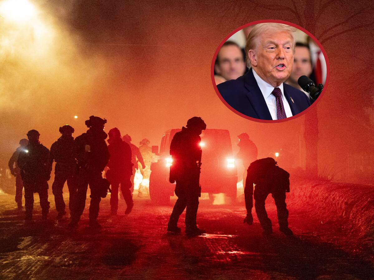 Trump insistió en que intervendrá en Minnesota “si se ve obligado”