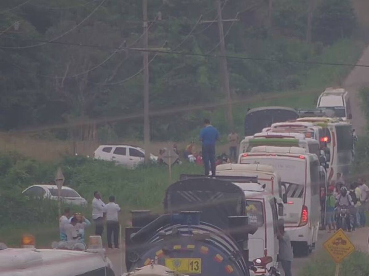 Comunidad en zona insular de Cartagena realizó bloqueo en vía a Barú