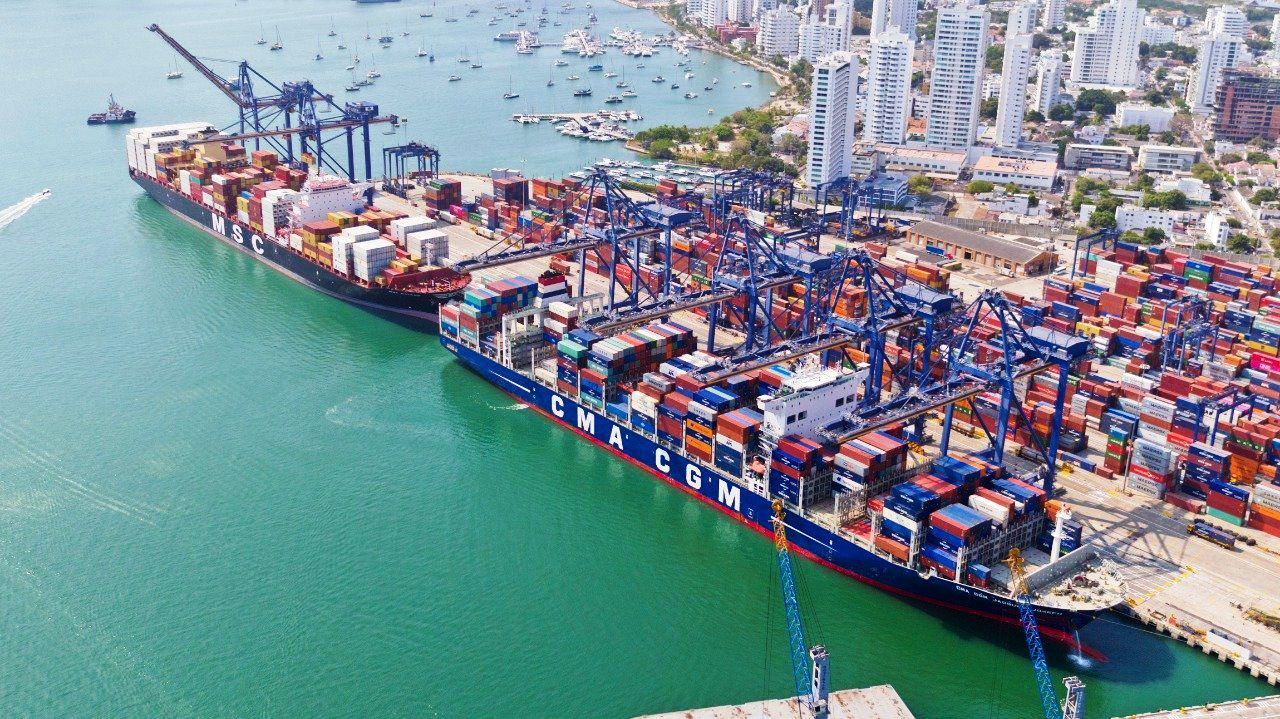 Cartagena lideró con 1,2 millones de TEUS movilizados en el primer semestre de 2025