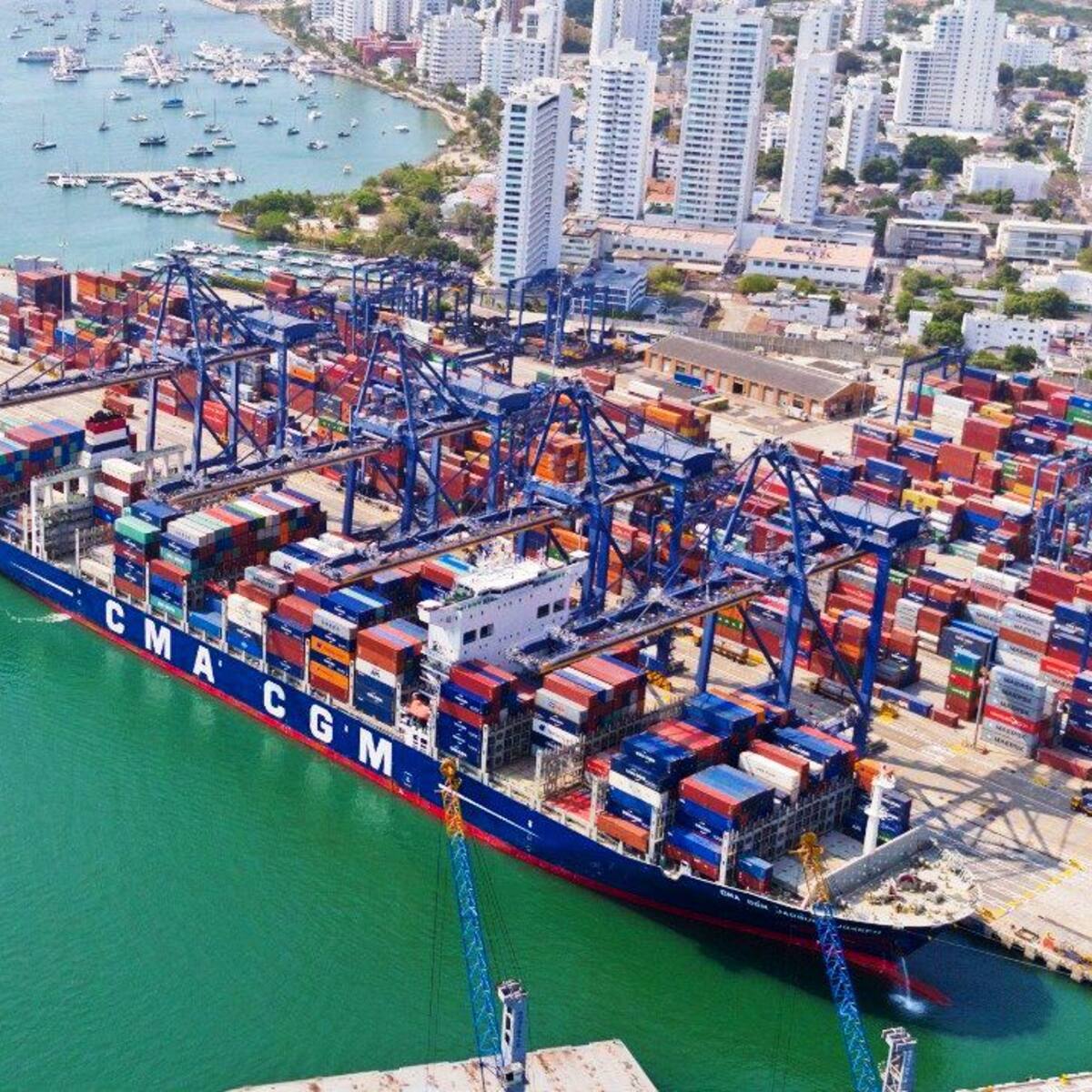 Cartagena lideró con 1,2 millones de TEUS movilizados en el primer semestre de 2025