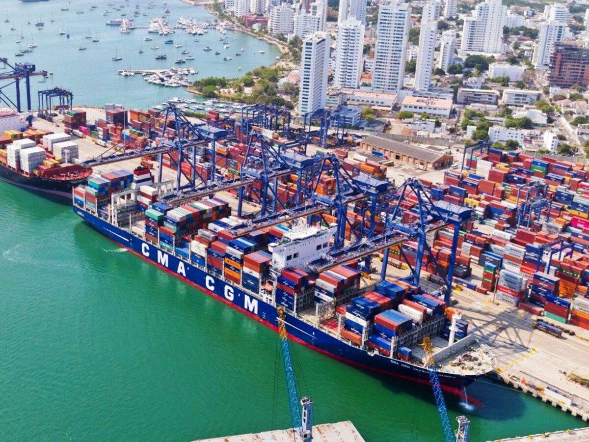 Cartagena lideró con 1,2 millones de TEUS movilizados en el primer semestre de 2025