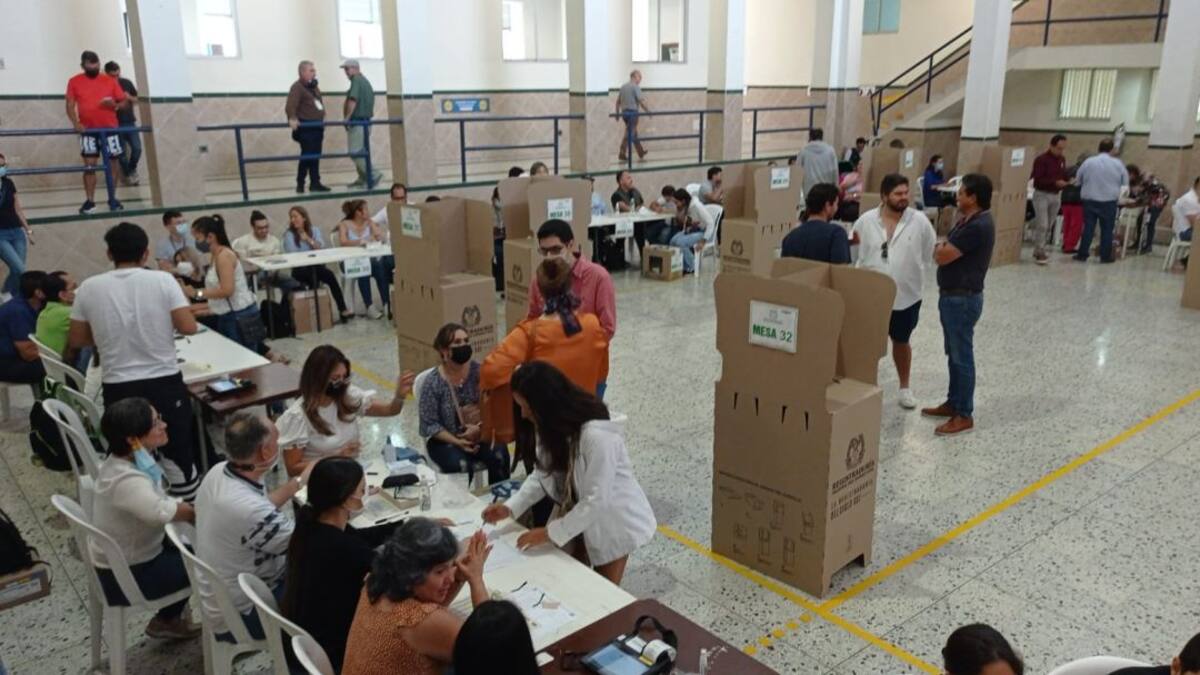 Así avanzan las votaciones en Bucaramanga