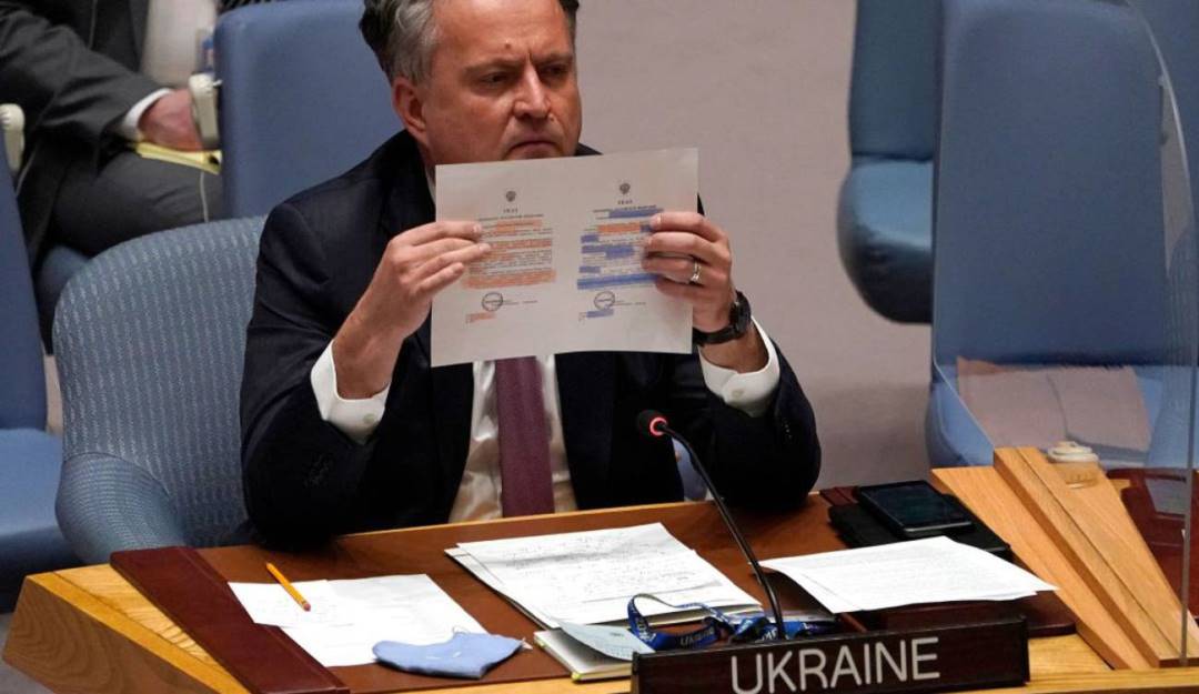 Representante Permanente de Ucrania ante las Naciones Unidas, Sergiy Kyslytsya.            Foto: Getty Images