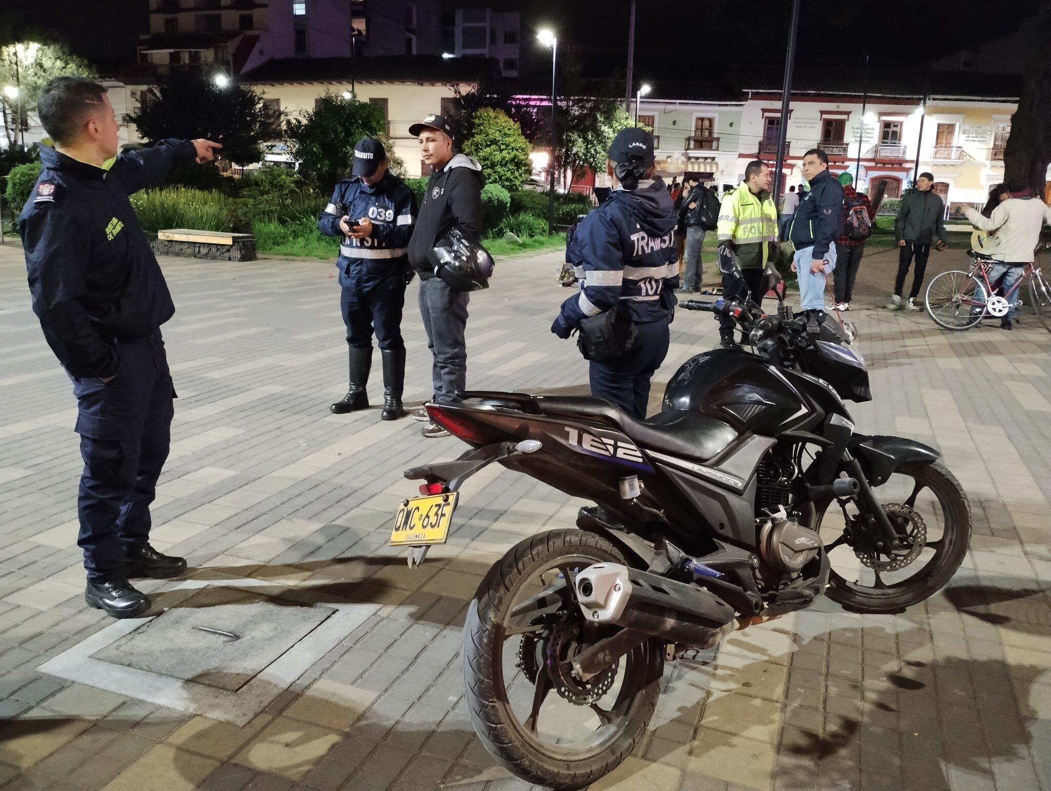 Operativos de Transito en Pasto. Foto: Secretaría de Transito