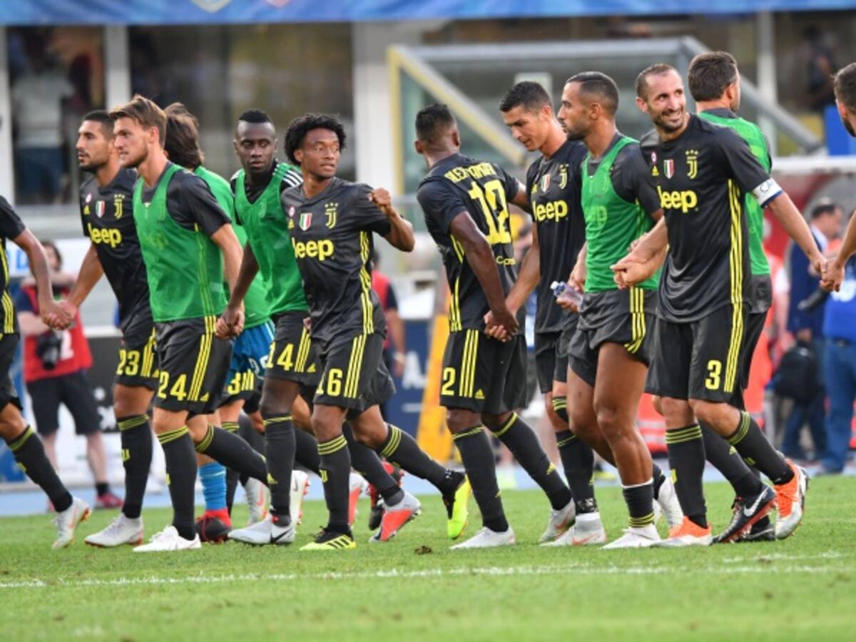 Cuadrado fue titular en la victoria de la Juventus y el debut de Cristiano