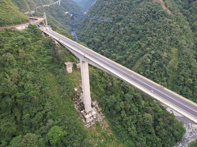 Finalizó la construcción del Puente Chirajara en la vía al llano tras incidente de 2018