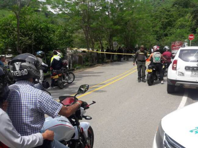 Bloqueos en la vía Panamericana por cuenta de la Minga Indígena en Caldas.