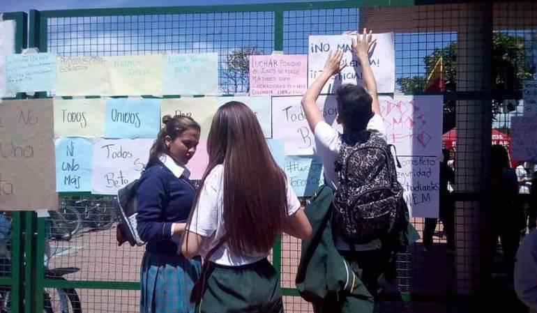 Estudiantes en Protesta