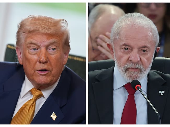 Donald Trump y Lula da Silva. Fotos: Getty Images.