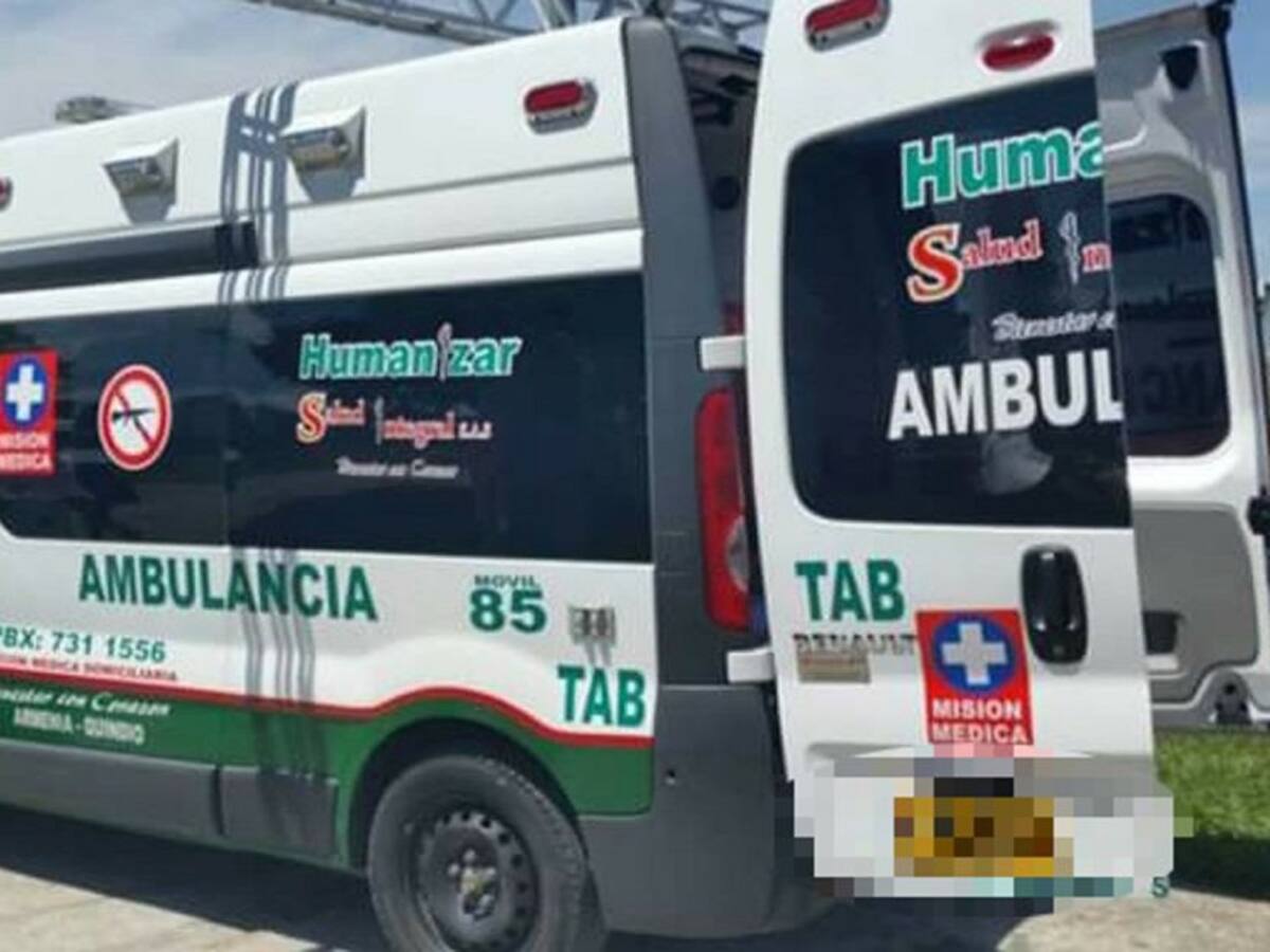 Paramédicos fueron víctimas de extorsión en zona rural de Montenegro