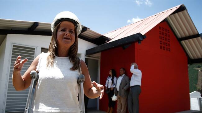 Elsa Noguera, ministra de Vivienda. Foto: Colprensa