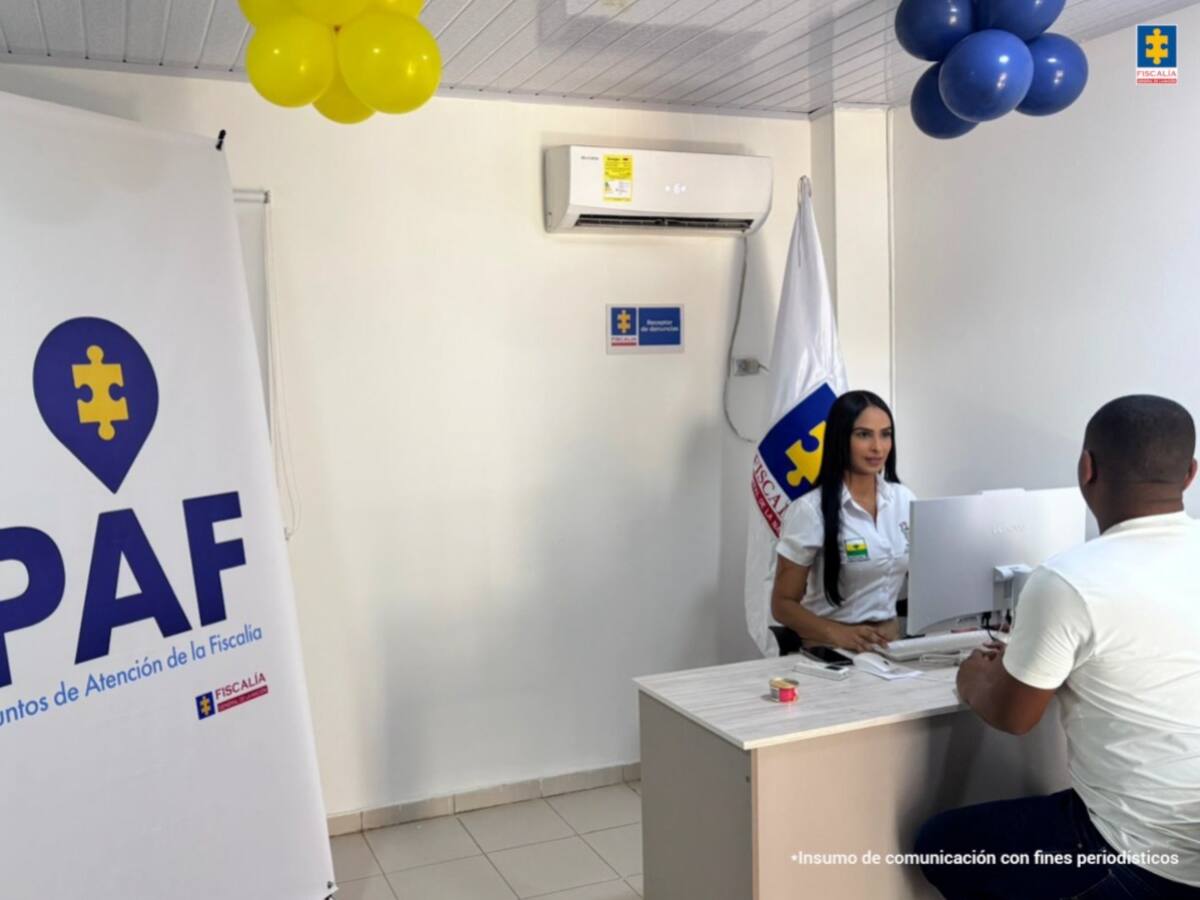 Fiscalía fortalece presencia en Bolívar, con apertura de un nuevo punto de atención en Arroyondo