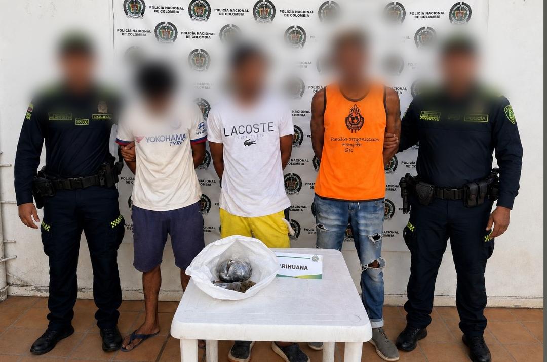 Cayó presunta banda de expendedores que delinquian cerca de colegios y canchas en Mompox