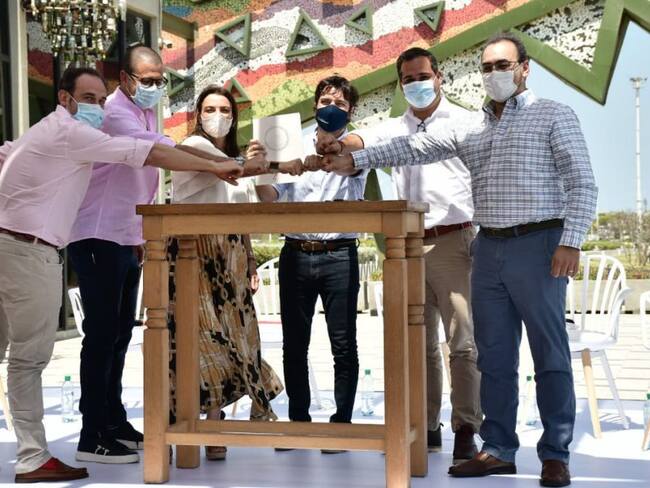 Firma para formalizar crédito a Barranquilla