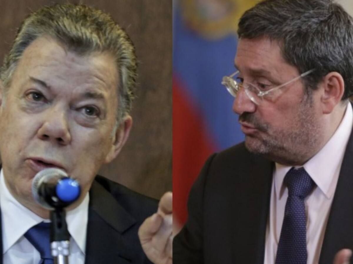 Duque al margen de pelea de su embajador en EE. UU. con expresidente Santos