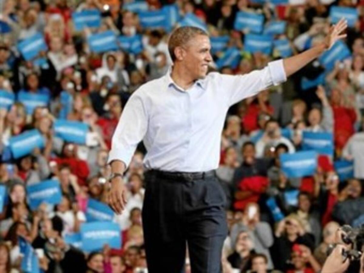 Presidente Santos felicitó a Barack Obama por su triunfo