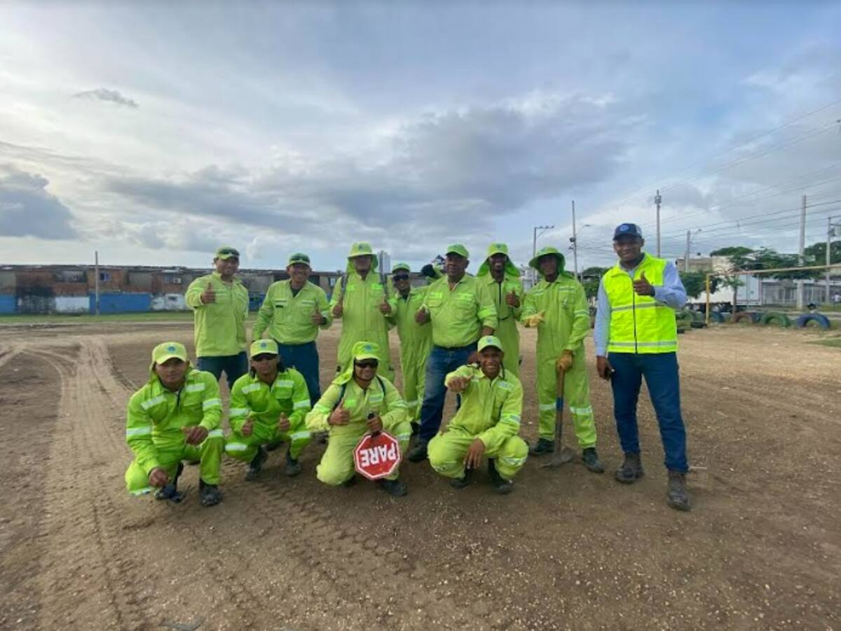 Pacaribe se tomó Las Palmeras con una gran jornada de limpieza y embellecimiento