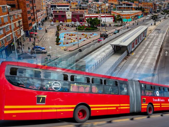 Estación Temporal de TransMilenio. Imagen de referencia