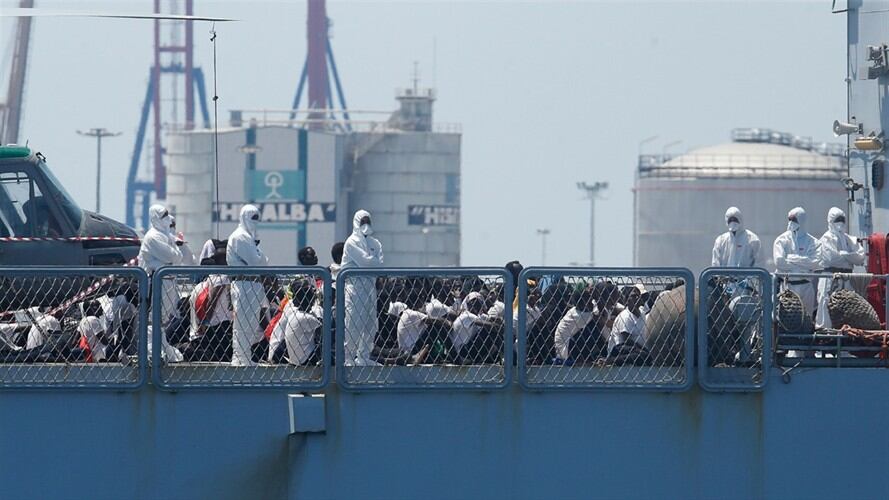 Barco Aquarius. Foto: Getty Images