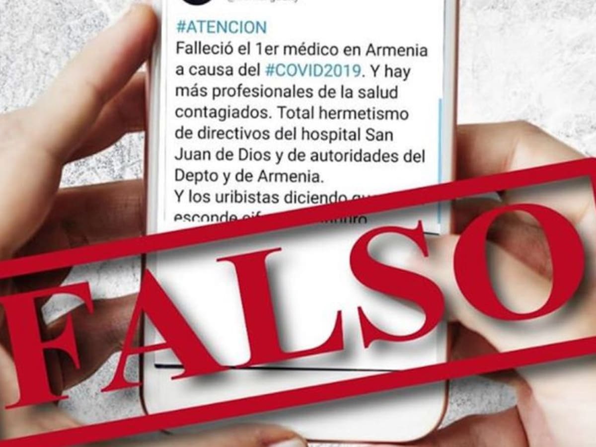 Denunciarán a autores de noticias falsas sobre el COVID-19 en el Quindío