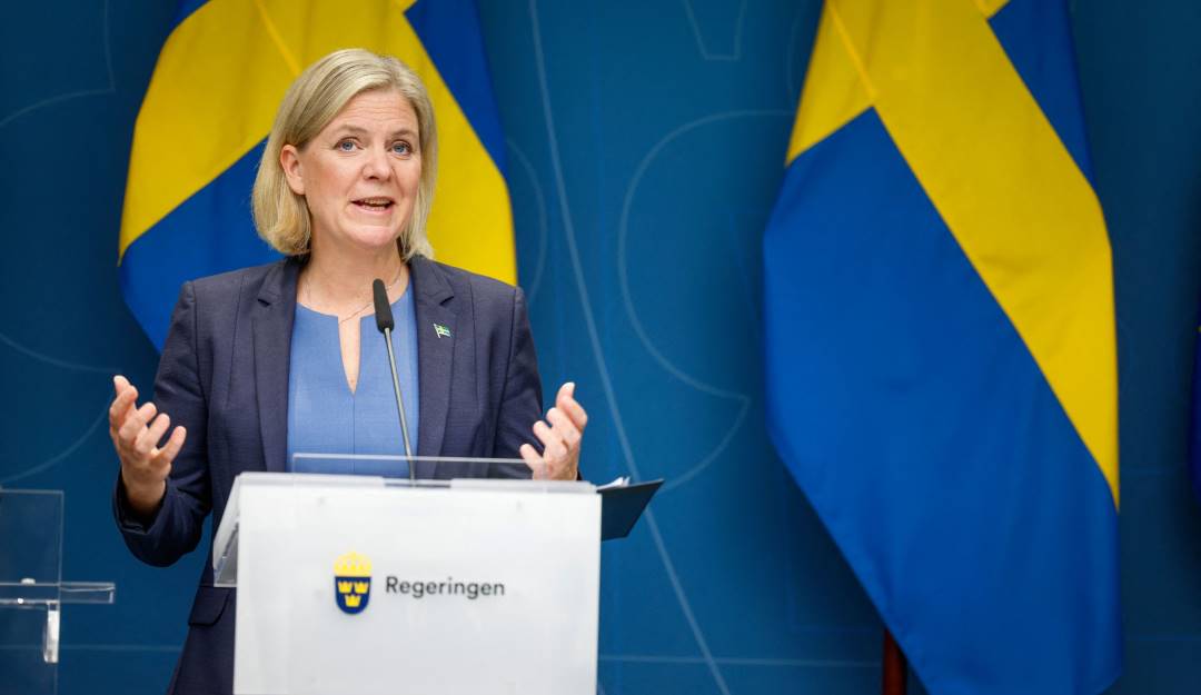 La primera ministra sueca, Magdalena Andersson.               Foto: Getty 