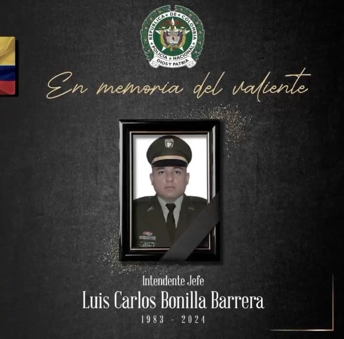 Intendente jefe Luis Carlos Bonilla / Foto: Policía de Norte de Santander