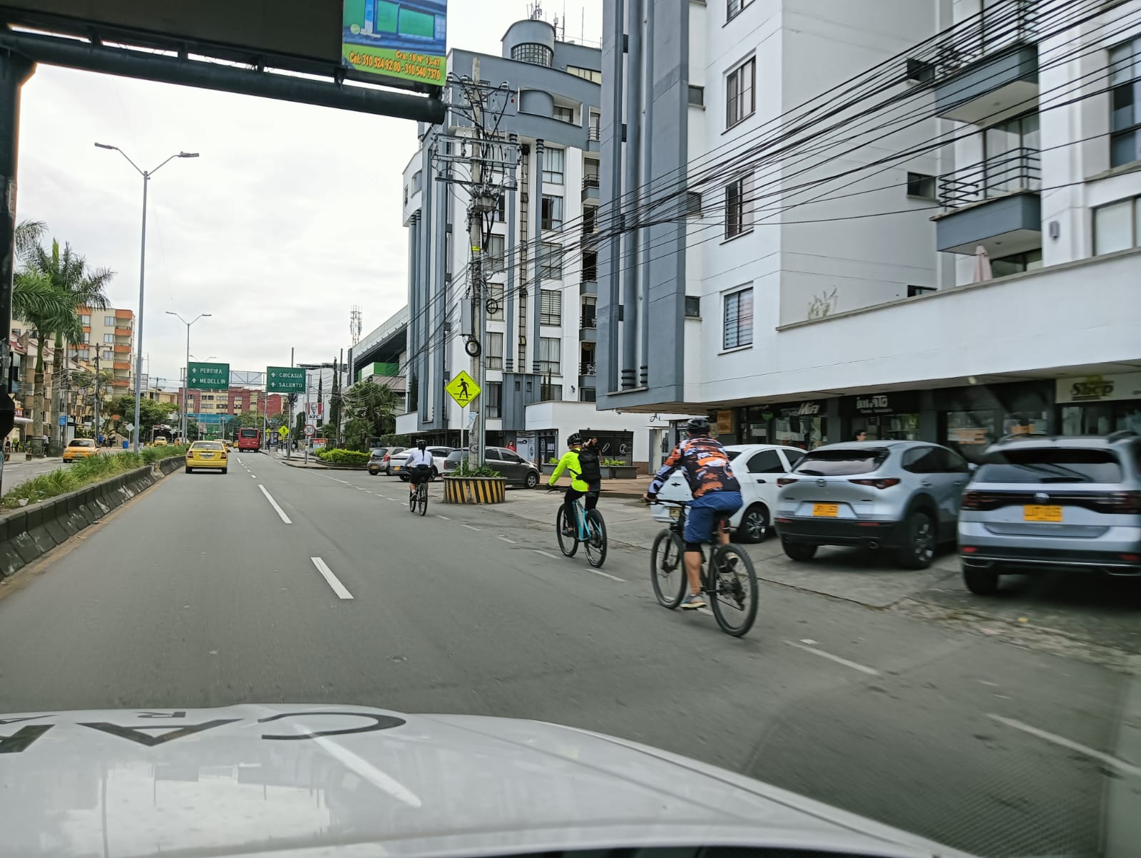 La bicicleta uno de los medios alternativos usados en el día sin carro y sin moto en Armenia. Foto: Adrián Trejos
