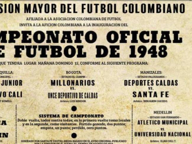 Café Caracol con el aniversario del Fútbol Profesional Colombiano