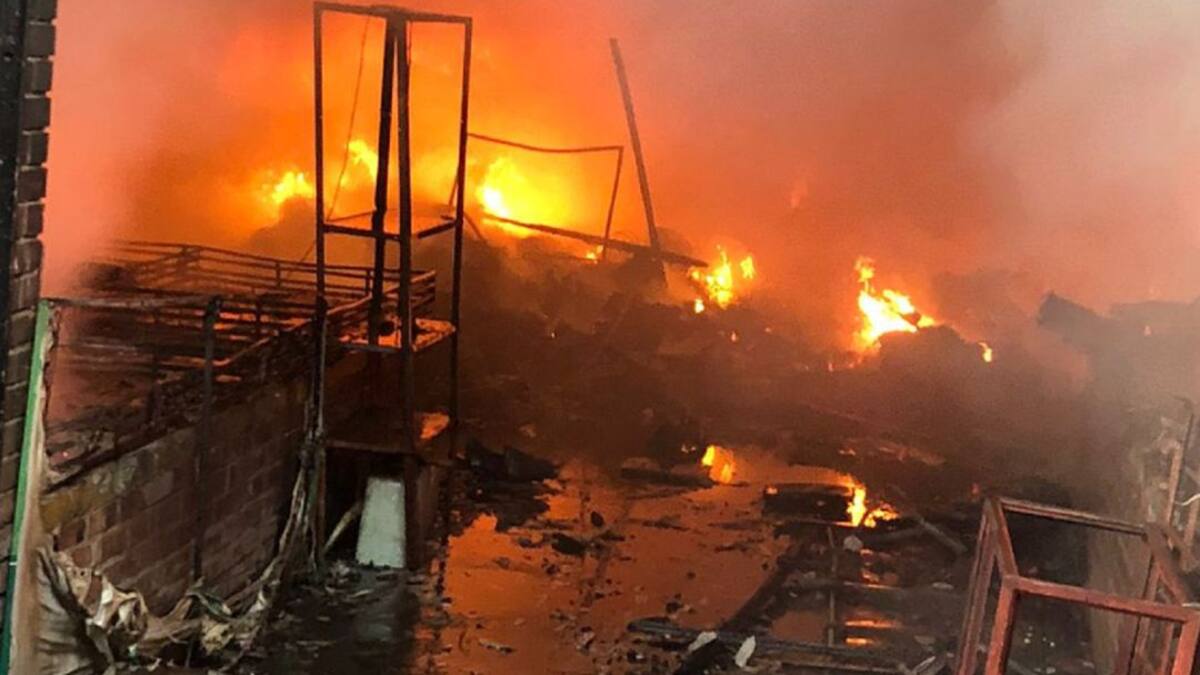 Se incendió la plaza de mercado de Siloé: No hubo personas heridas
