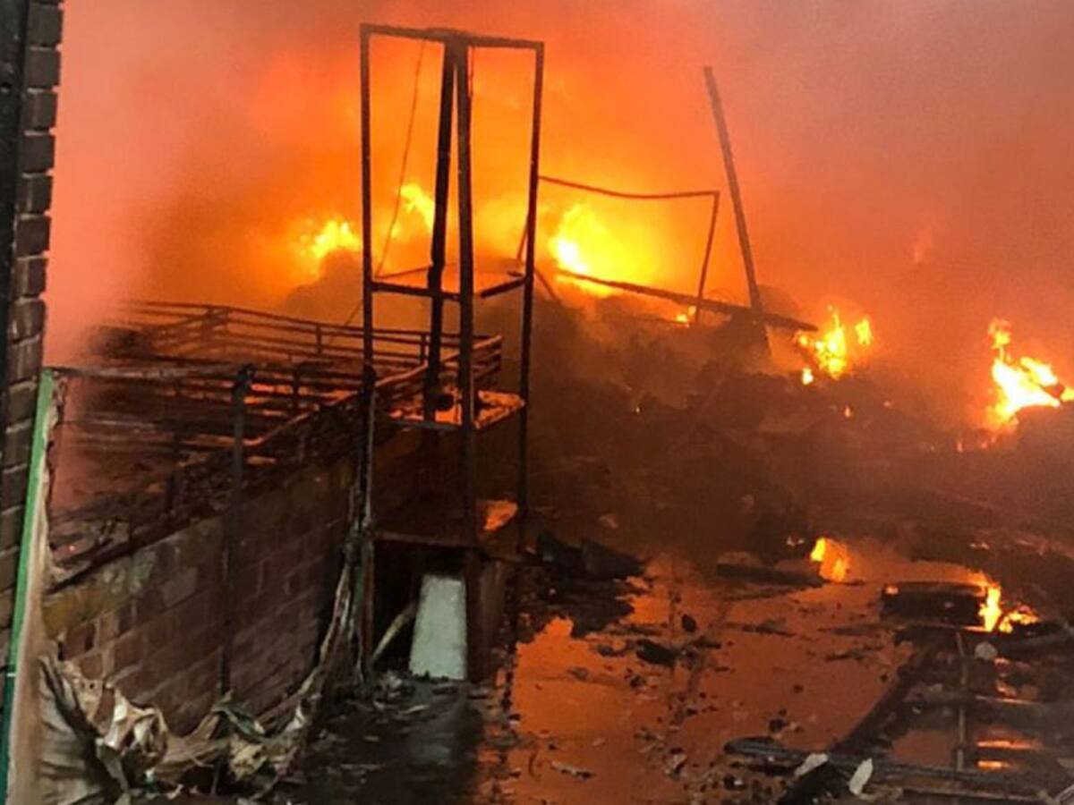 Se incendió la plaza de mercado de Siloé: No hubo personas heridas