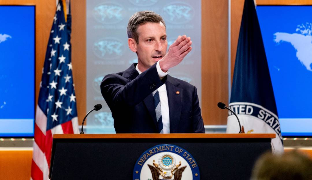 El portavoz del Departamento de Estado de EE.UU., Ned Price.                Foto: Getty 