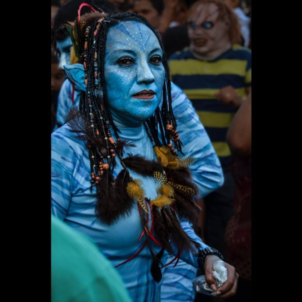Máscara de Diablada puneña en Fiesta de la Candelaria, la fiesta patronal más grande el Perú.  Foto: Doris León Gabriel