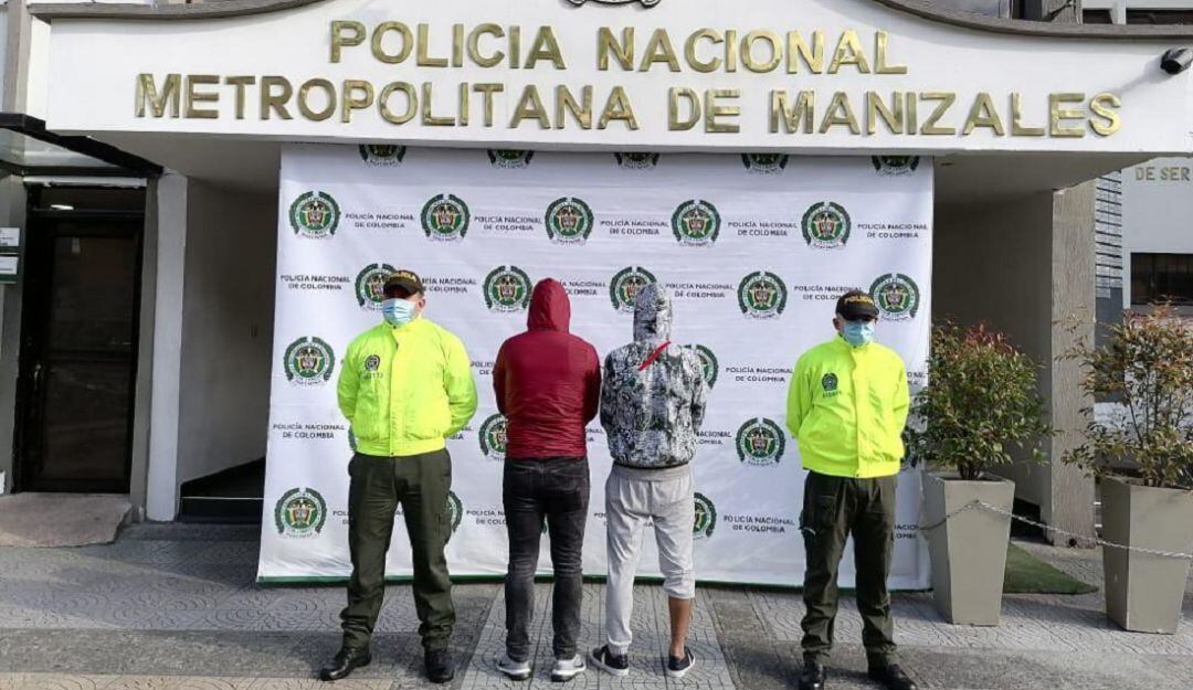 Capturas por la Policía en Manizales y Villamaría