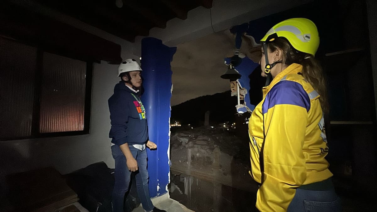 12 viviendas afectadas por obras del intercambio vial Rinconcito Ecuatoriano, norte de Medellín