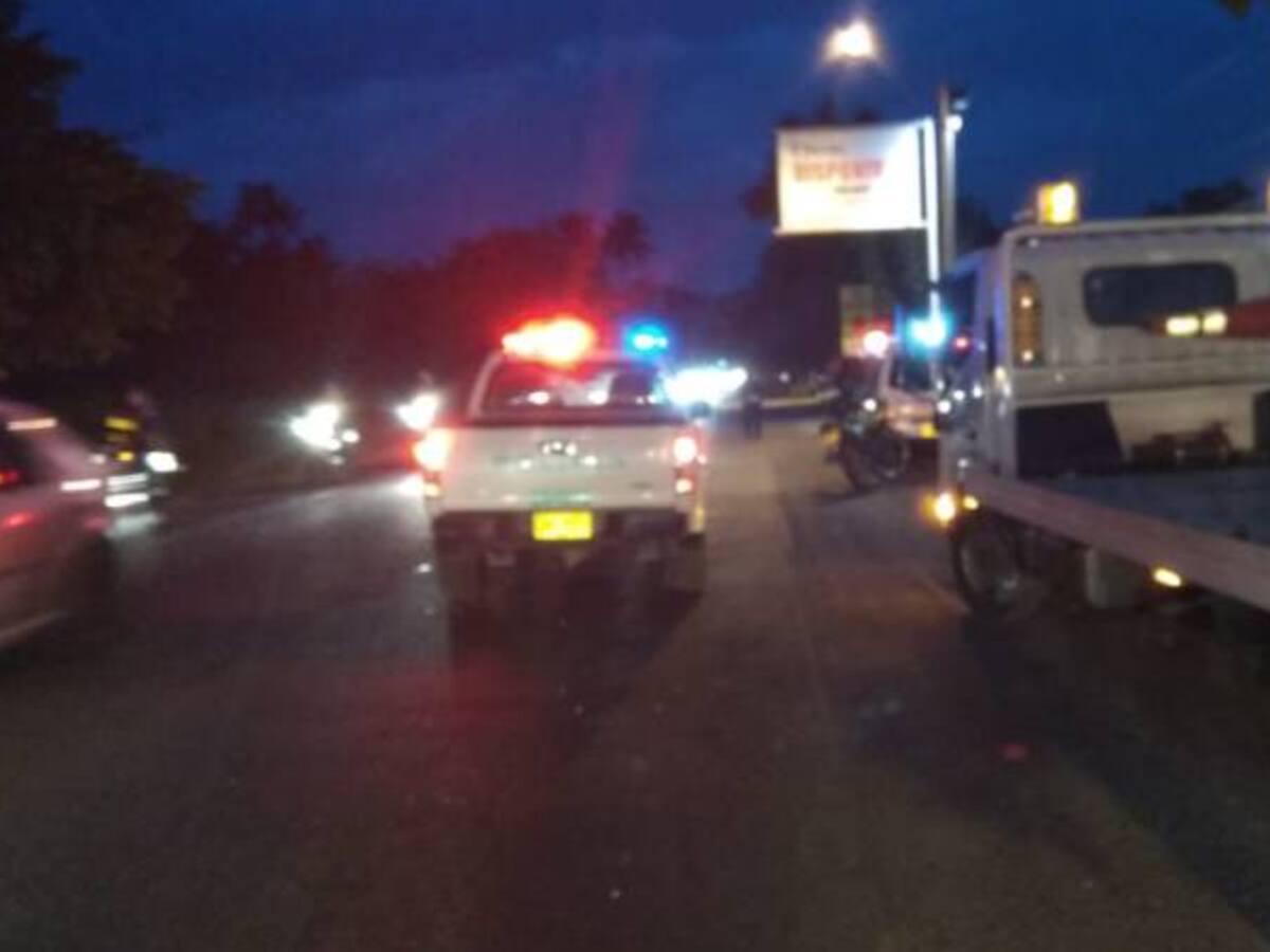 Muere arrollado motociclista en la vía a Candelaria