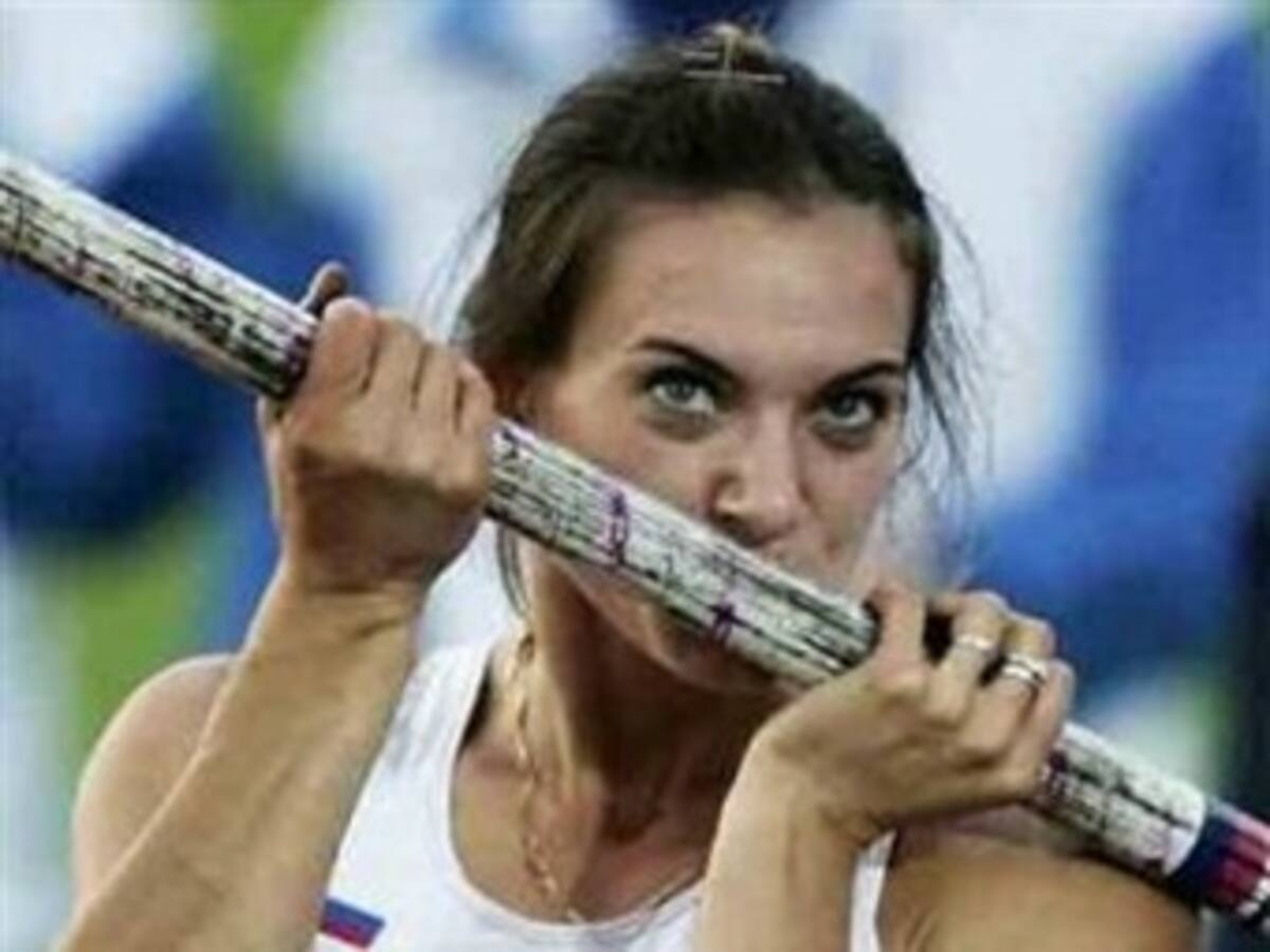 La IAAF ratifica récord mundial de Yelena Isinbayeva en pértiga