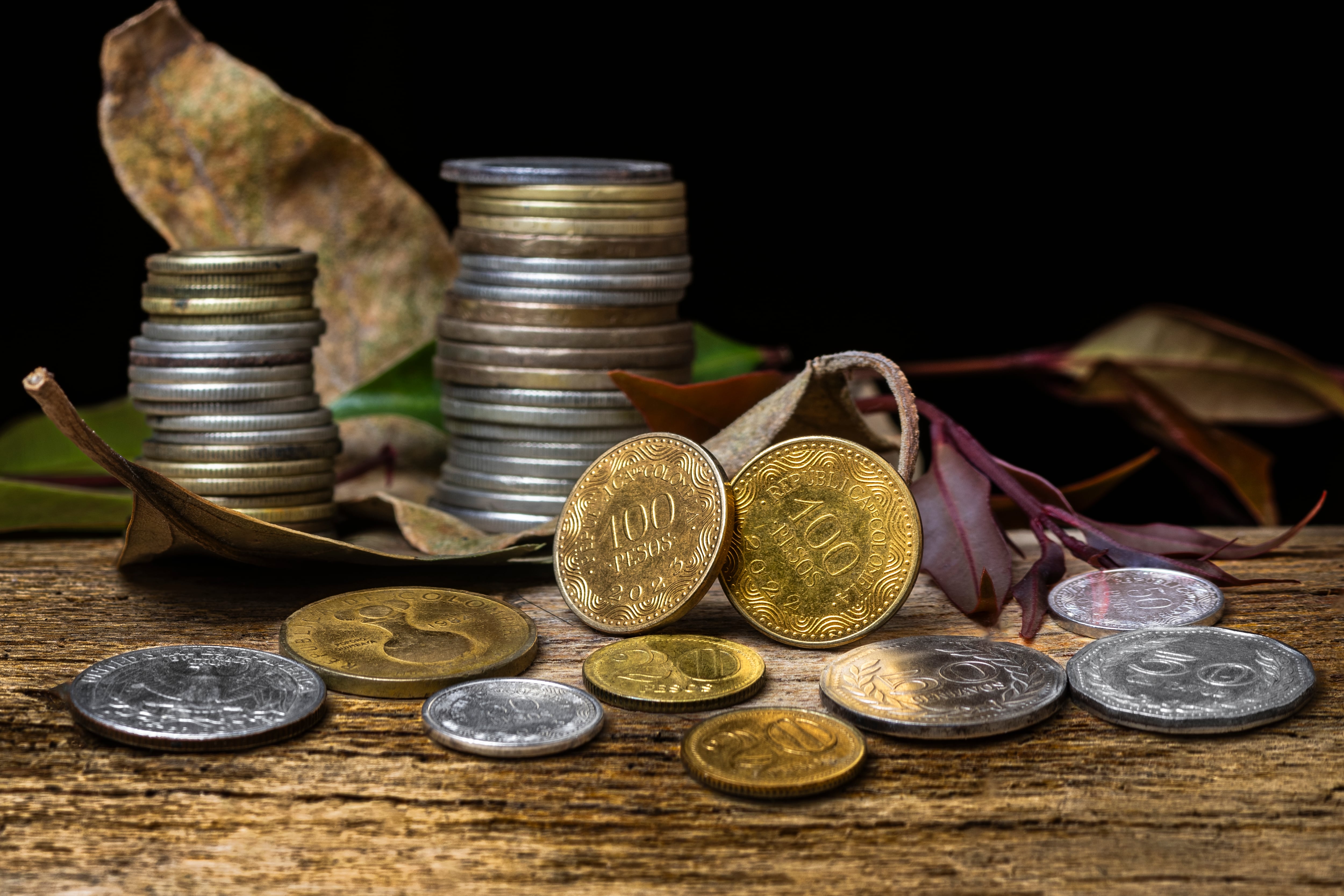 Monedas colombianas antiguas