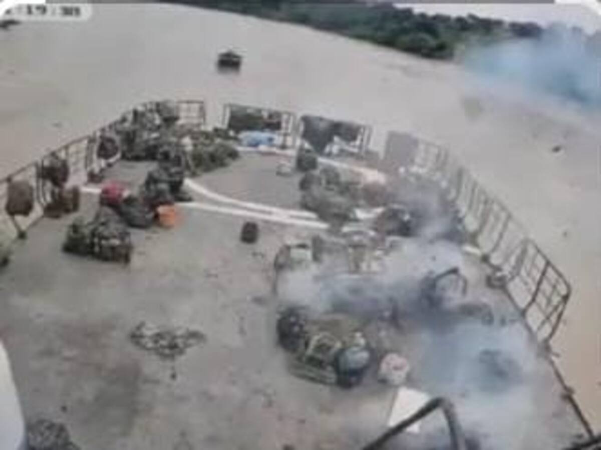 Ataque con dron contra embarcación de la Armada en el río Putumayo