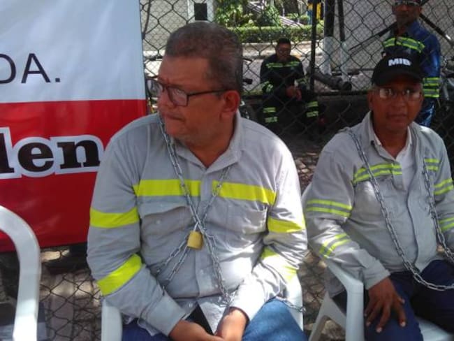 Empleados de Tenaris en Cartagena adelantaron protesta