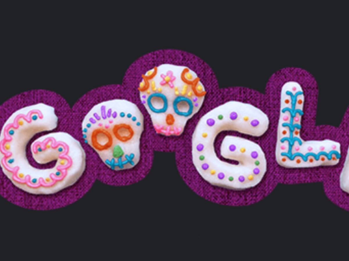 Google festeja el Día de los Muertos con cambios en su doodle